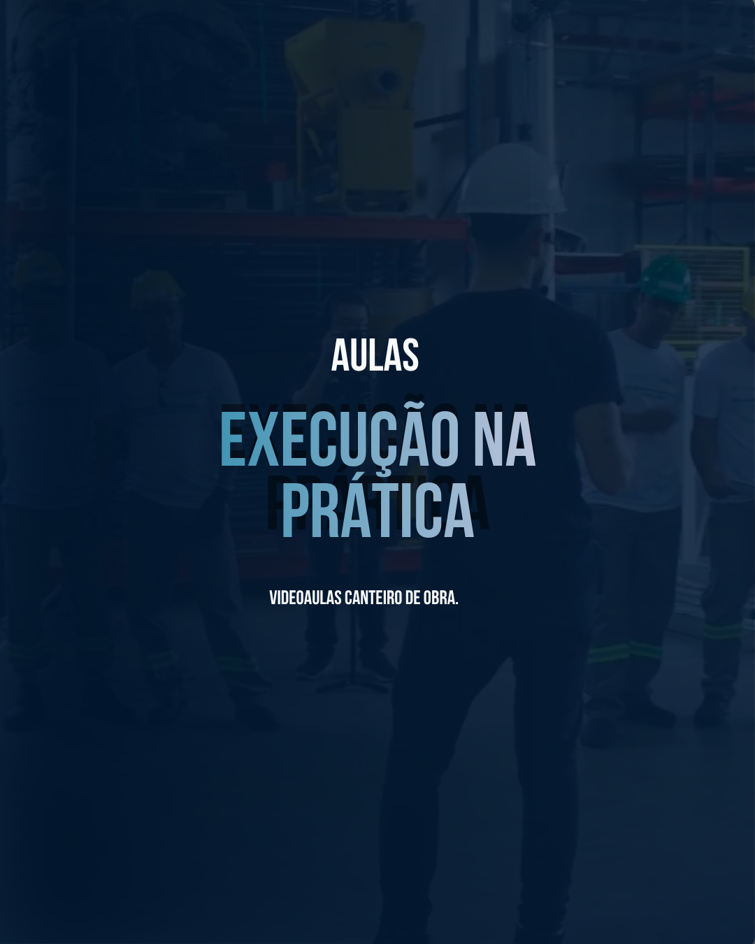 Obra real em andamento